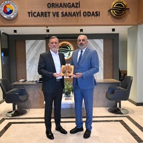 BTSO Başkanı İbrahim Burkay, Odamızı Ziyaret Etti