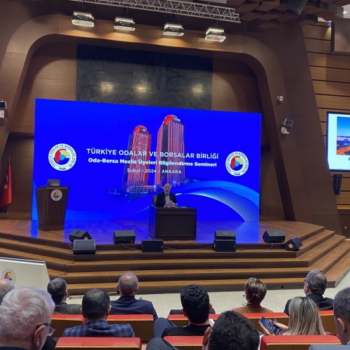 TOBB Meclis Üyeleri Bilgilendirme Seminerlerine Katıldık