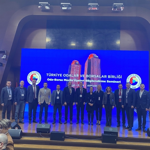TOBB Meclis Üyeleri Bilgilendirme Seminerlerine Katıldık