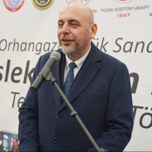 Mesleki Eğitim Merkezi için temel atma töreni düzenlendi