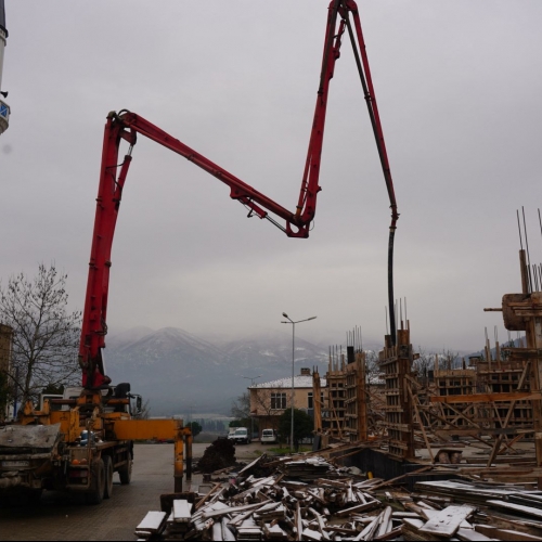 Mesleki Eğitim Merkezi için temel atma töreni düzenlendi
