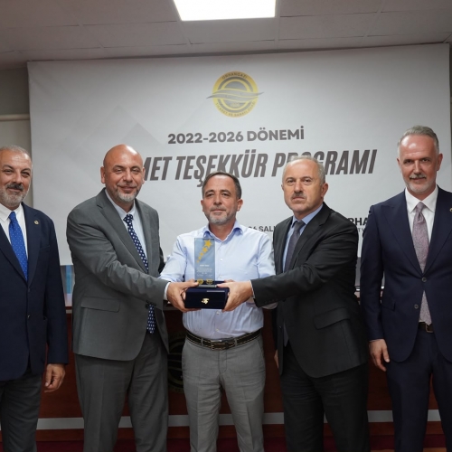 2022-2026 Dönemi Hizmet Teşekkür Töreniyle Taçlandı