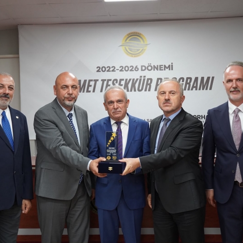 2022-2026 Dönemi Hizmet Teşekkür Töreniyle Taçlandı