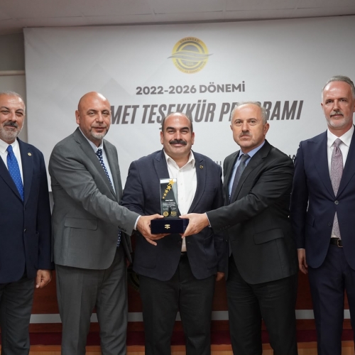 2022-2026 Dönemi Hizmet Teşekkür Töreniyle Taçlandı