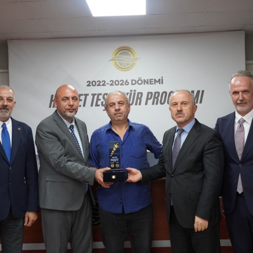 2022-2026 Dönemi Hizmet Teşekkür Töreniyle Taçlandı