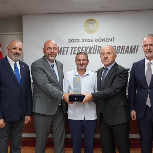 2022-2026 Dönemi Hizmet Teşekkür Töreniyle Taçlandı
